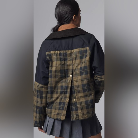 Barbour Elaine Showerproof Jacket Women’s Size 4 UK 8 Brand New - Picture 3 of 10